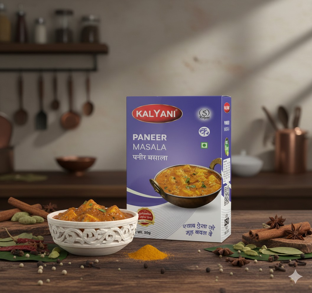 Paneer Masala - 100% Pure Kalyani Masala