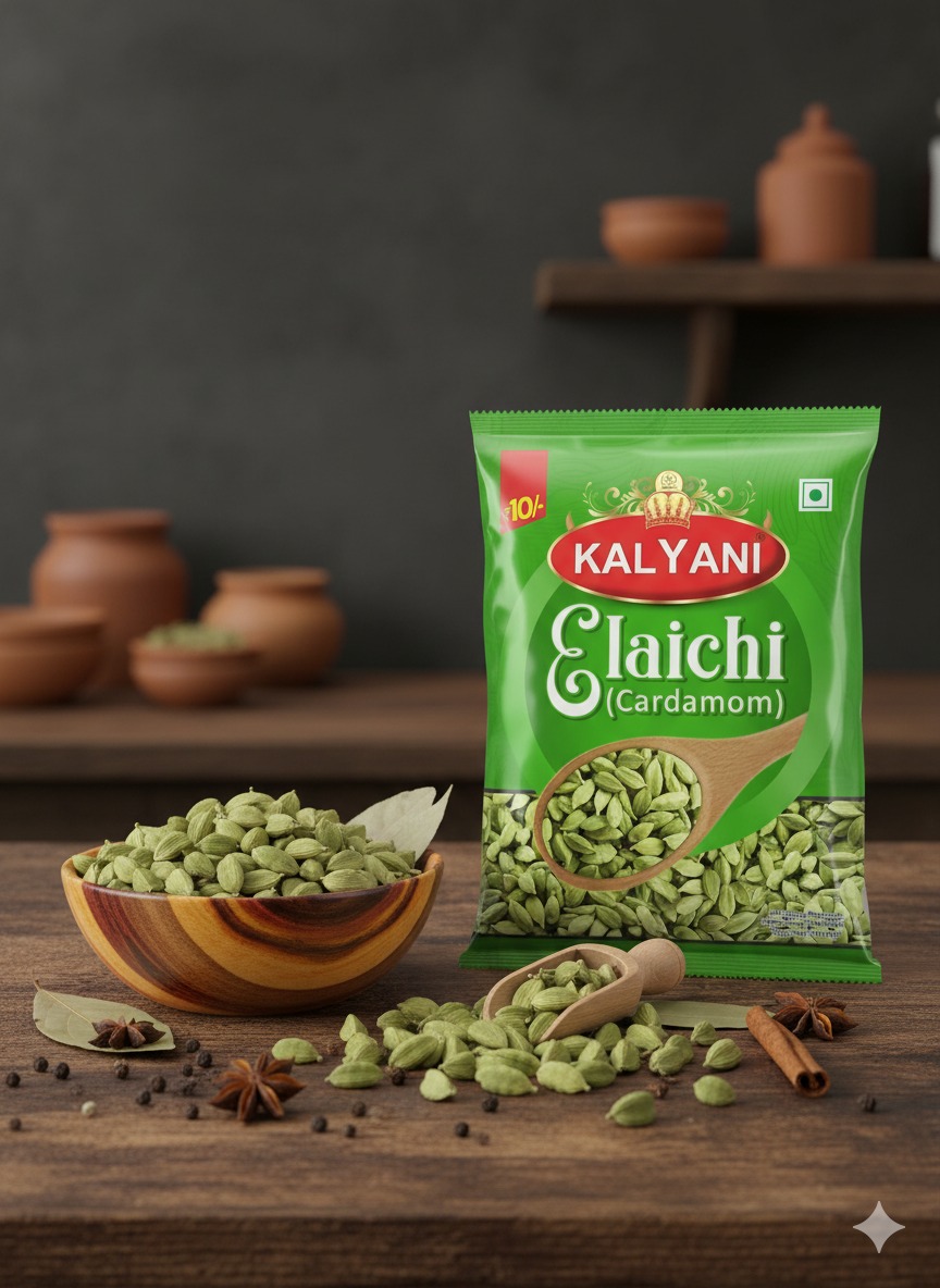 Elaichi (Cardamom) - 100% Pure Kalyani Masala